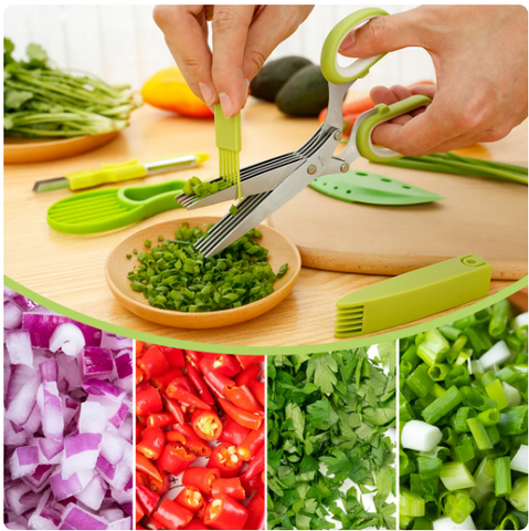 Multiblade Herb Scissors – The Seasoned Gourmet