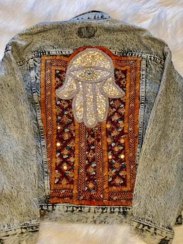 Vintage Levi Jacket with embroidered back