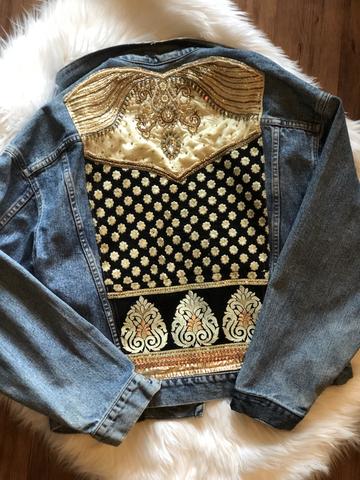 Oversized Levi Jacket with embellished back