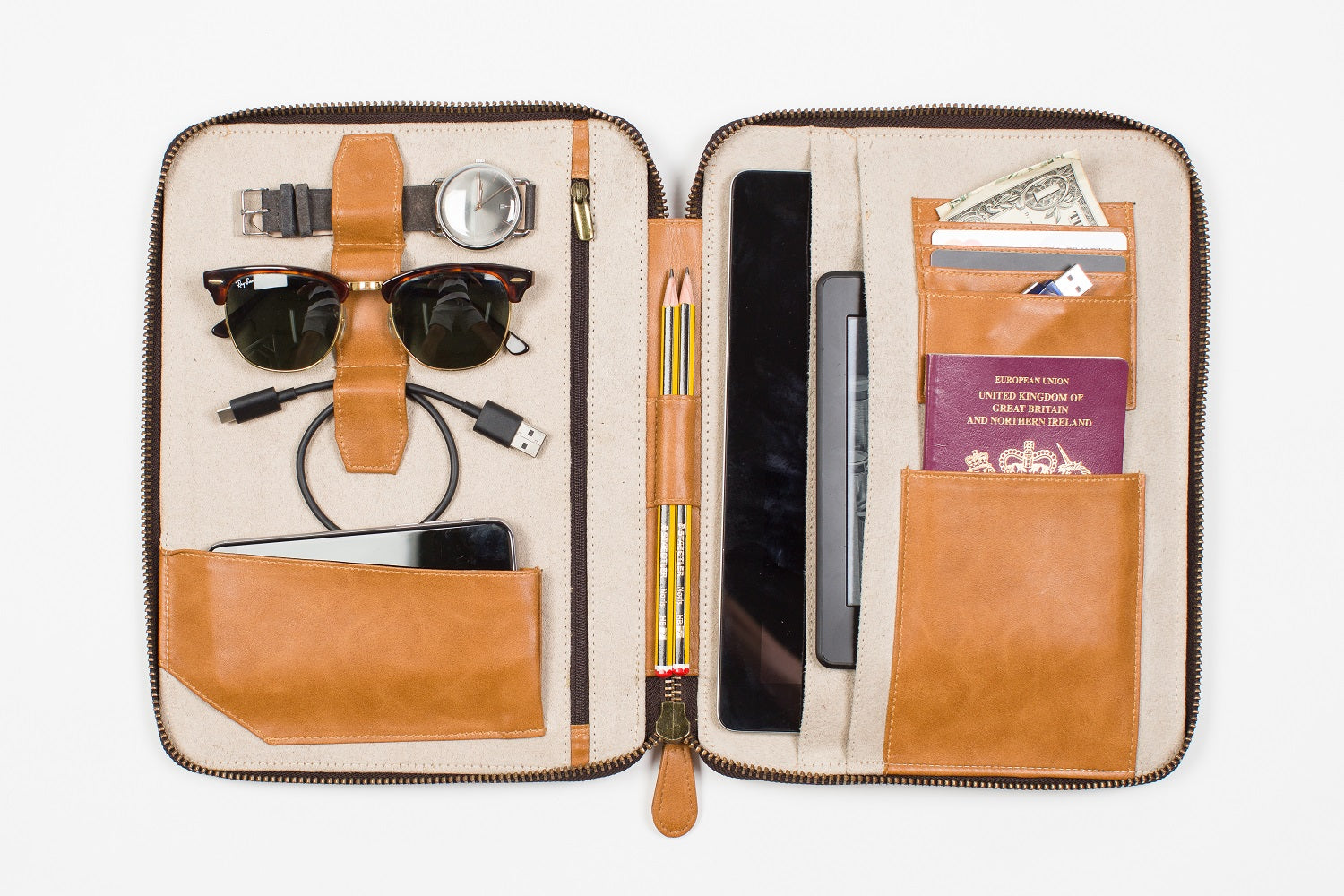 Vegan Travel Wallet Medium - Lorton & Horn