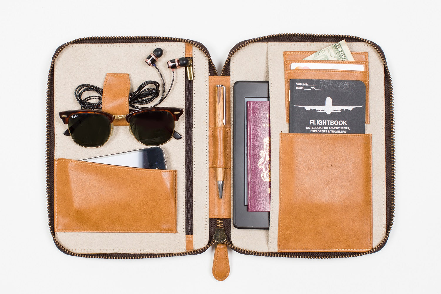 Vegan Travel Wallet Medium - Lorton & Horn