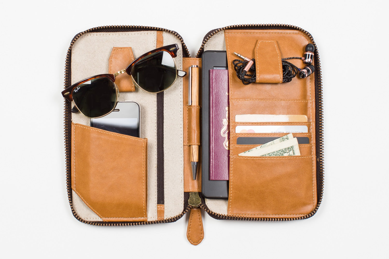 Vegan Travel Wallet Medium - Lorton & Horn