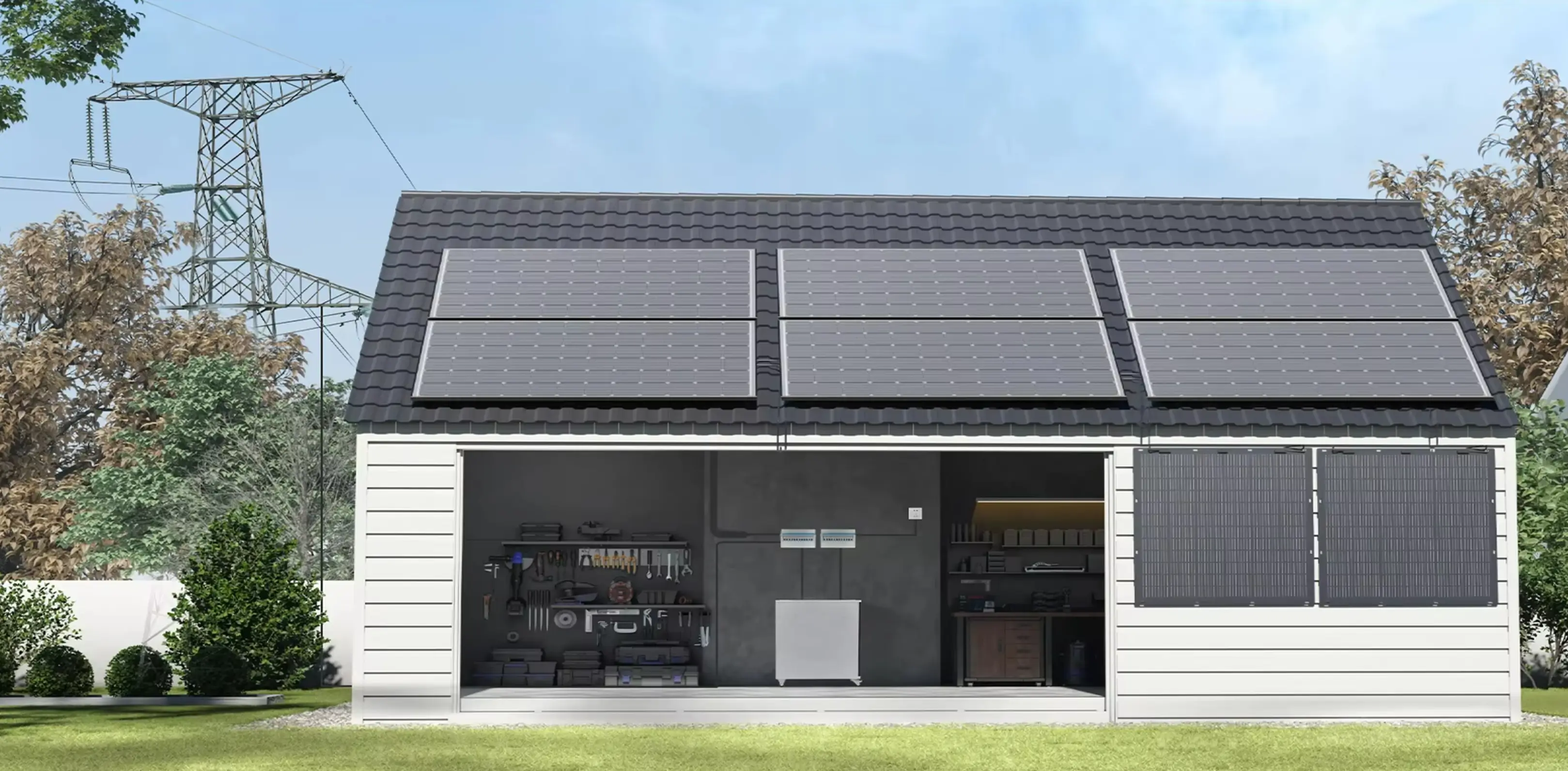 Balkon-Solaranlage
