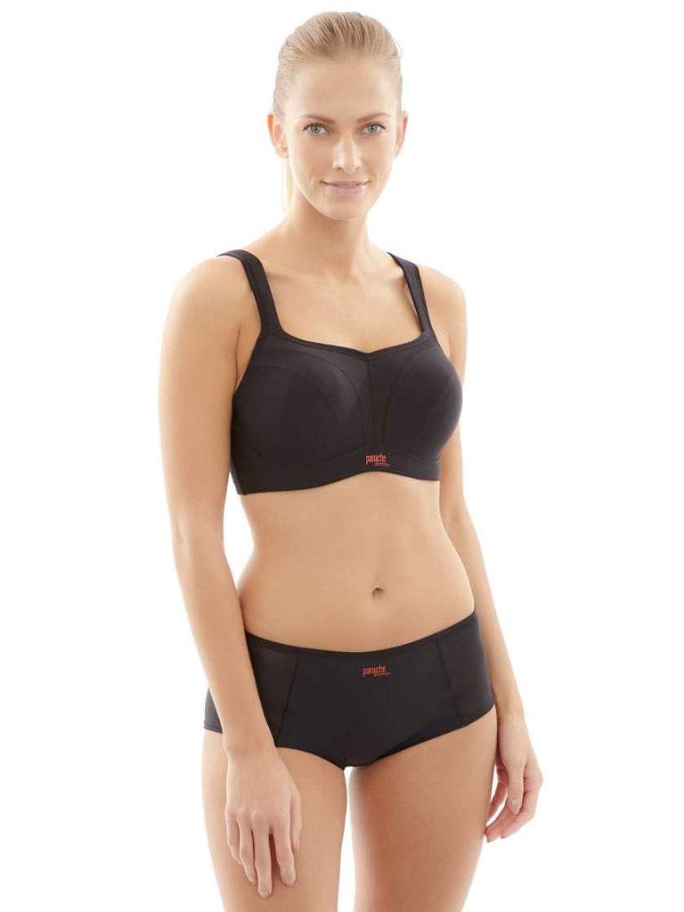 34G Bra Size in H Cup Sizes Black by Panache Firm Support