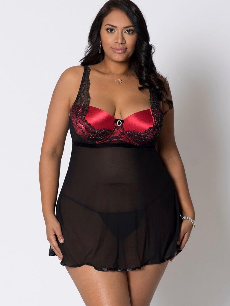 Plus Size Babydoll Lingerie