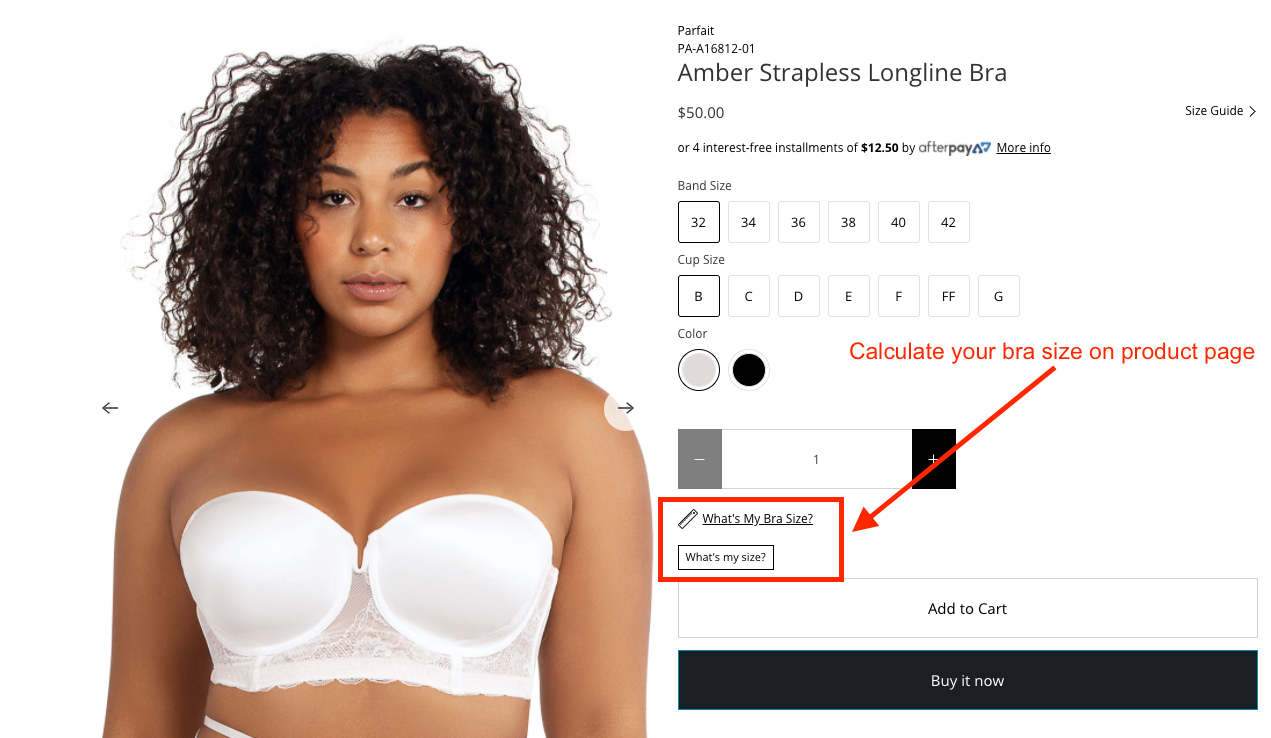 Calculation of Cup Size