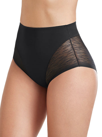 Leonisa High-Waisted Sheer Lace Shaper Panty