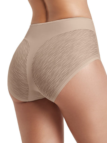 Leonisa High-Waisted Sheer Lace Shaper Panty