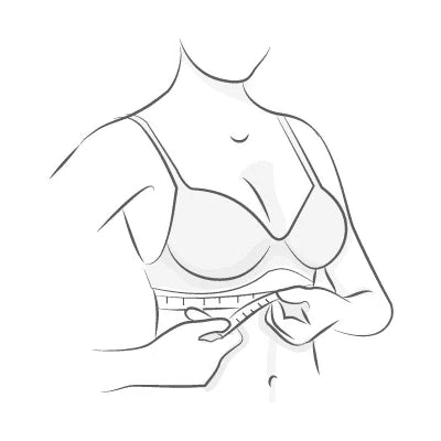 How to measure for your AEC Corset 1) UNDER BUST Measure your under bust  UNDER your bra line going around your body…