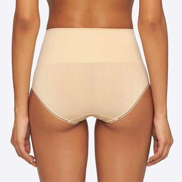 Women Panties Tummy Control Seamless Bikini Ice Silk Yoga Half