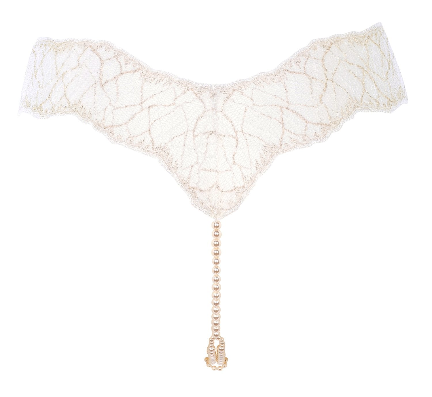 BRACLI SYDNEY DOUBLE PEARL THONG - HauteFlair