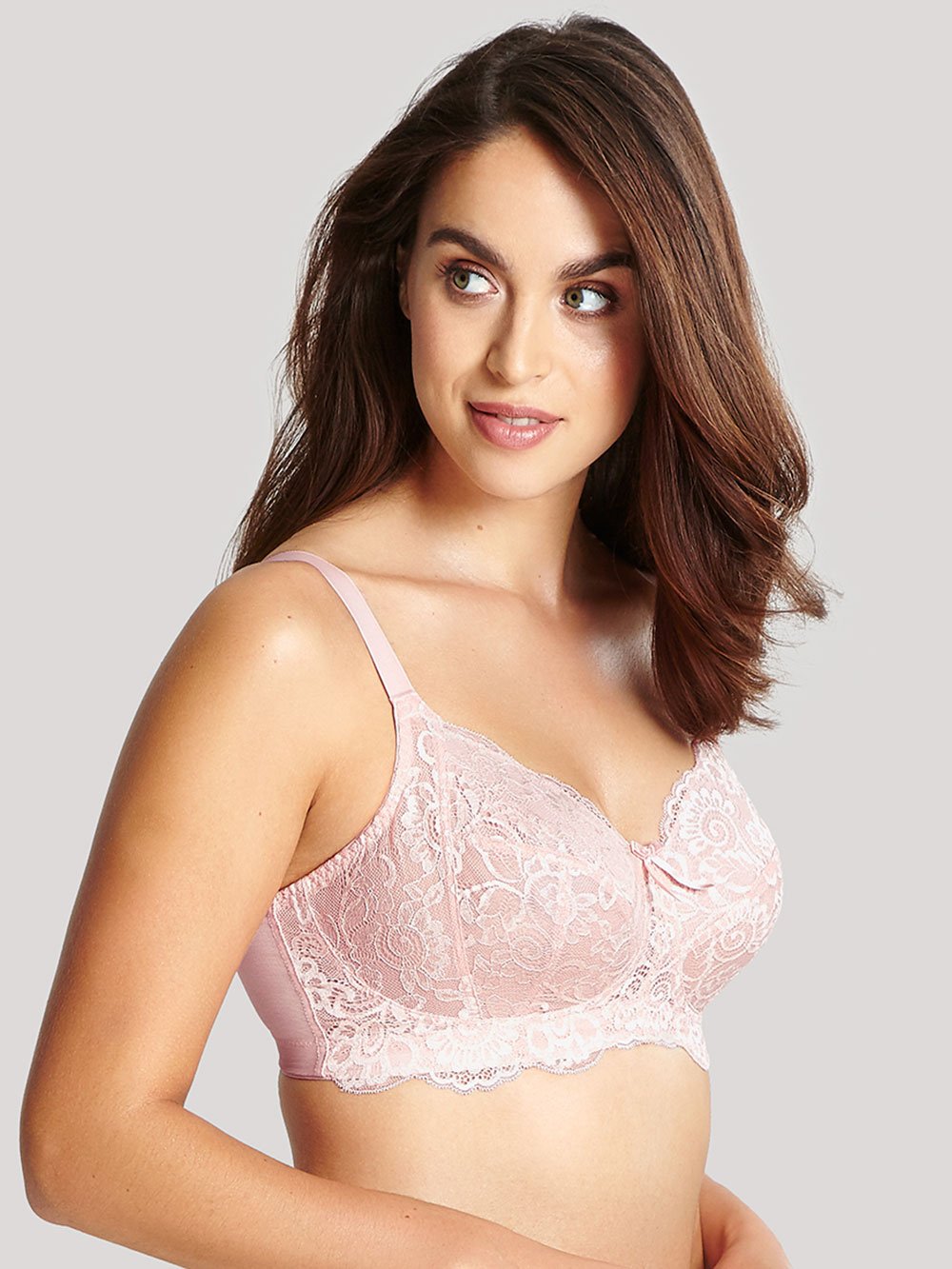 Panache Womens Andorra Wired Full Cup (5675) Balconette Bra, Pearl, 32H US  at  Women's Clothing store: Bras