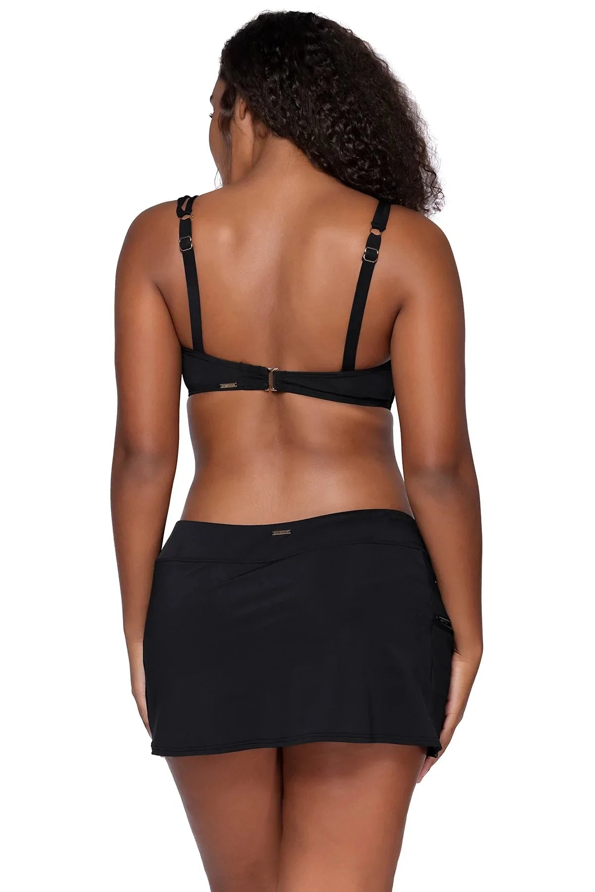 Lotus Sporty Swim Skirt, Mid-Rise with Built-in Bottom