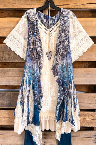AHB EXCLUSIVE: More Than Just a Friend Lace Kimono - Brown