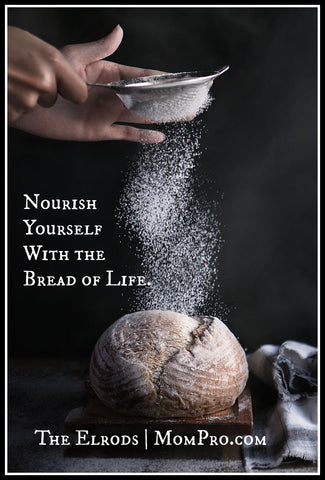 Bread of Life - Image Provided by HoaLuu via Pixabay - Word Overlay by Jennie Louwes