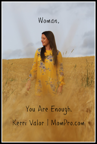 You are Enough - Image by mainostoimistoutumedia via Pixabay - Word Overlay by Jennie Louwes