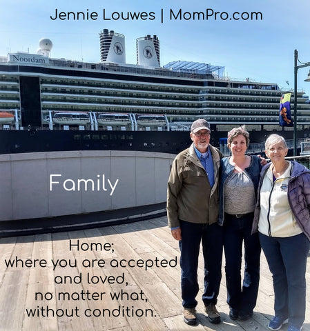 Family Portrait - Image Provided by Jennie Louwes - Picture Taken by Mary DeWys