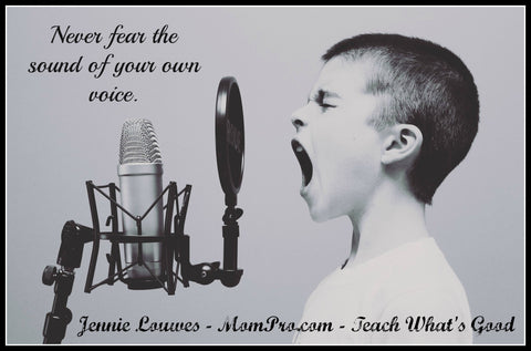 Use Your Voice - Word Over-lay by Jennie Louwes