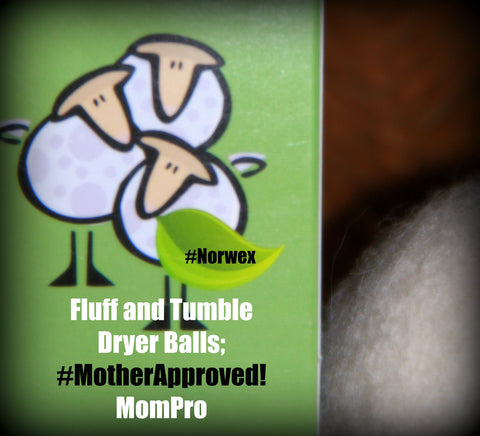 Norwex Fluff and Tumble Dryer Balls- Photograph and Word-Overlay by Jennie Louwes