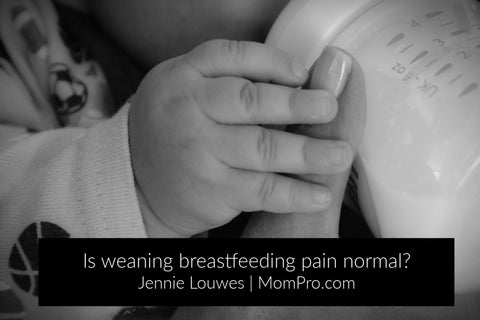 Pain-filled Weaning - Image by mariagarzon via Pixabay - Word Overlay by Jennie Louwes