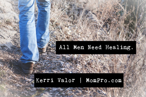 Men Need Healing - Image by Free-Photos via Pixabay - Word Overlay by Jennie Louwes