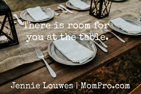 Room at the Table - Image modified by Jennie Louwes - Image Provided by Hannah Busing - Freely Photos