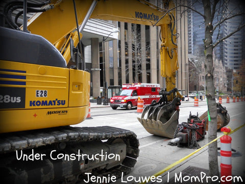 Construction Zone - Word Overlay by Jennie Louwes