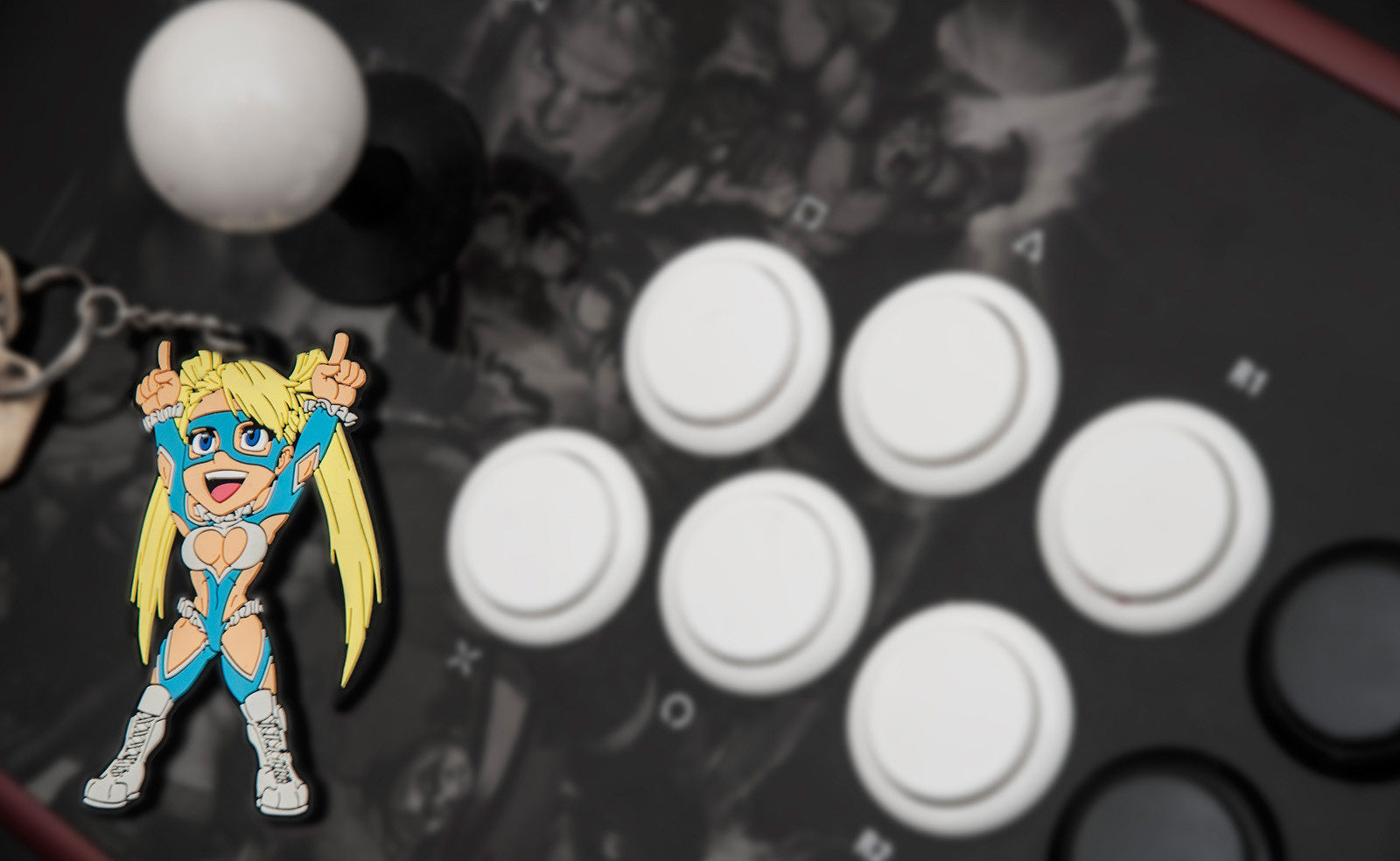 Street Fighter R. Mika Keychain by Eighty Sixed