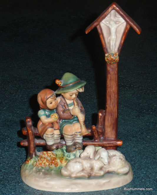 LARGE Goebel Hummel adoration Collectible Figurine 23/1 TMK3 Children  Praying to Virgin May and Baby Jesus CUTE Collectible Gift 