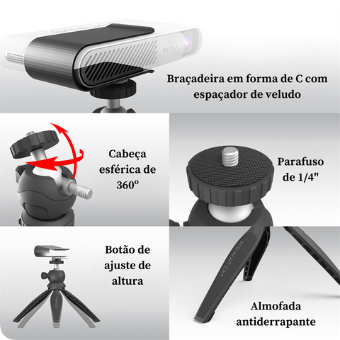 Tripé para Projetor com Suporte Ajustável - WEWATCH PS104