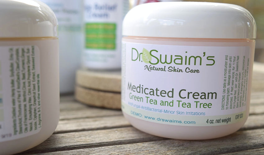 Close-up image of a tub of Dr. Swaim's Medicated Cream