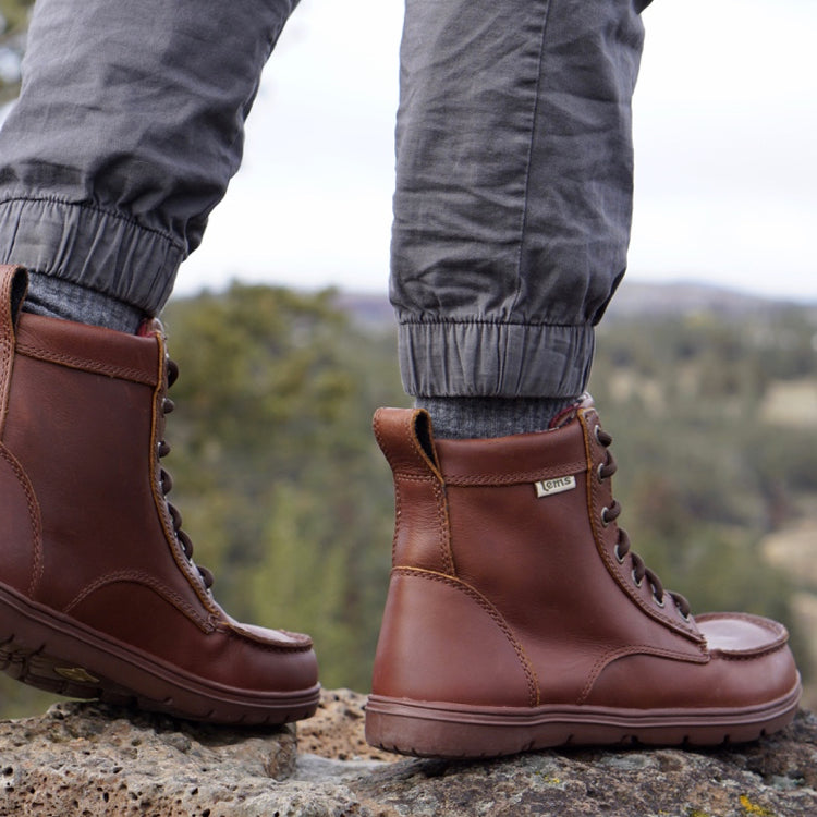 Lems Boulder Boot Leather Russet | Natural Footgear