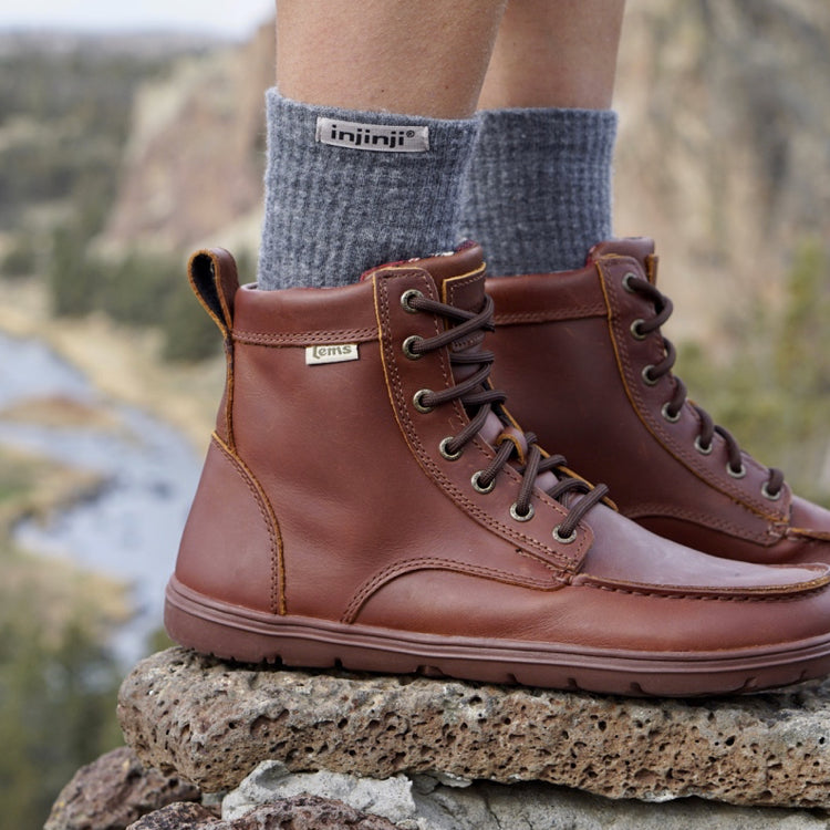 Lems Boulder Boot Leather Russet | Natural Footgear