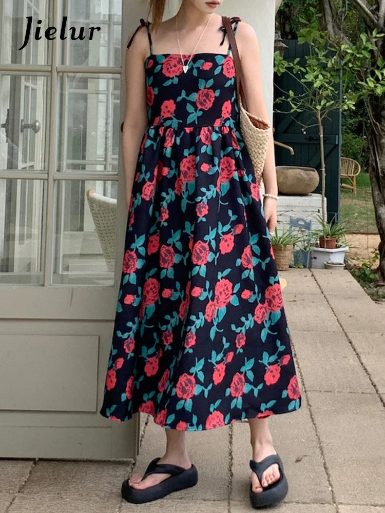 black maxi dress