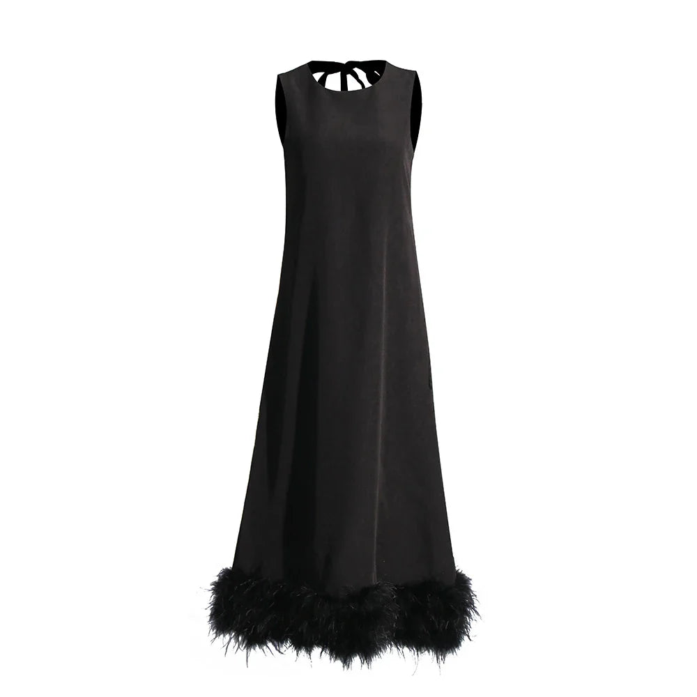 Stylish Sleeveless High Waist Mini Dress for Women
