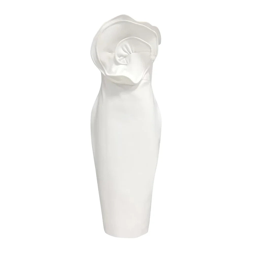 Elegant Backless A-Line Slimming Dress for Women