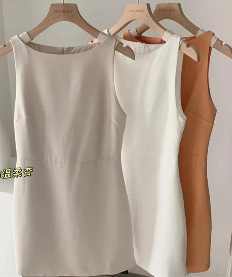 Elegant Sleeveless Summer Dress for Women