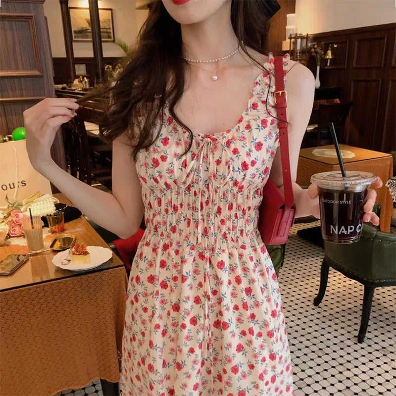 Chic Floral Strapless Dress for Effortless Style