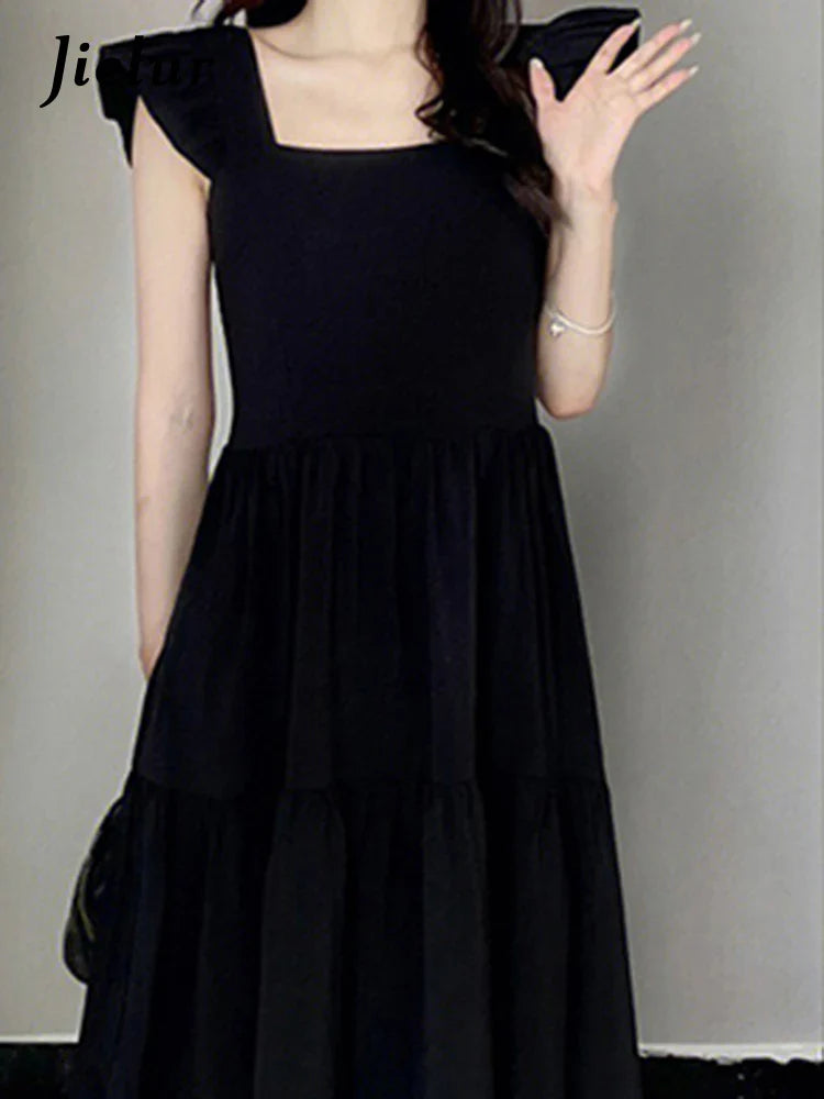 Elegant Sleeveless Chiffon Summer Dress for Women