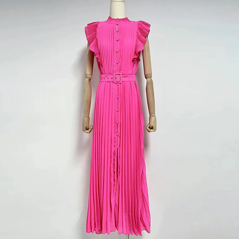 Stylish Sleeveless High Waist Summer Pullover Dress