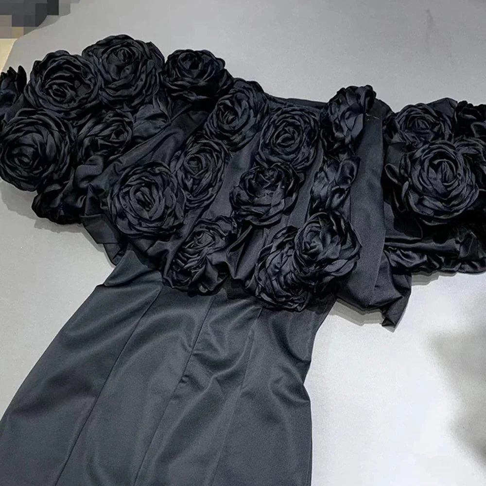 Elegant Backless Two-Piece Party Dress Set for Women