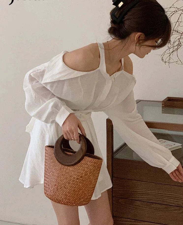 Elegant Backless Halter Dress for Summer Outings