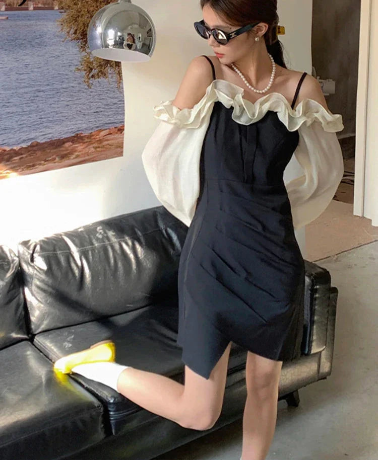 Chic Solid Color Beach Dress for Women