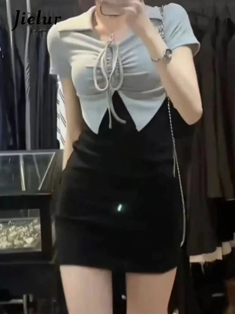 grey mini dress