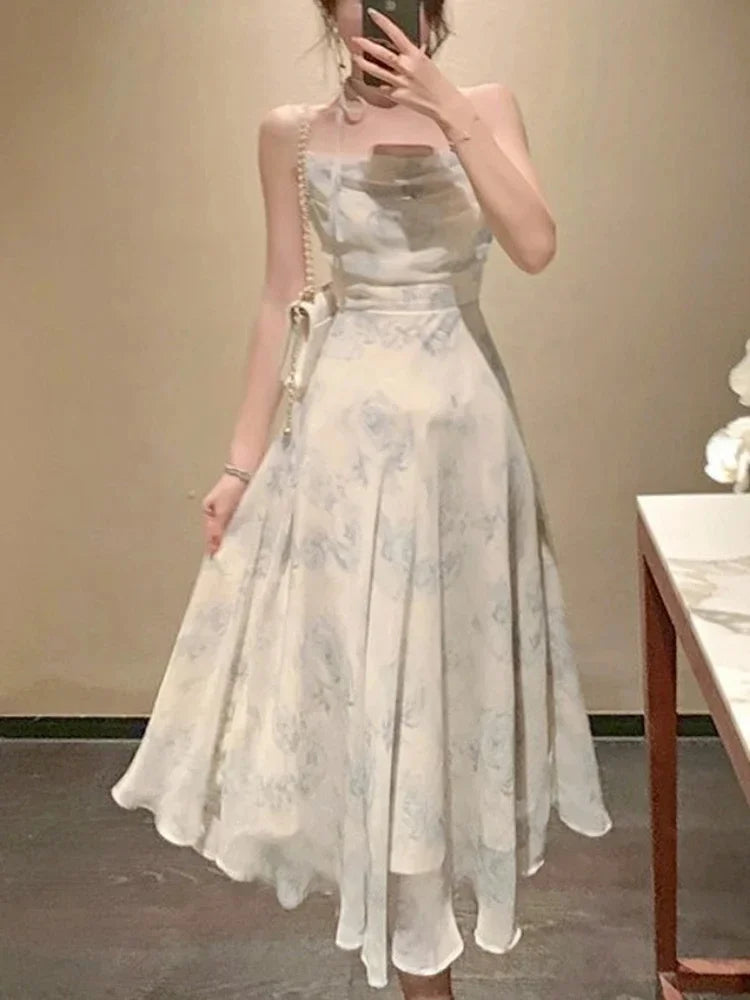 long strap dress