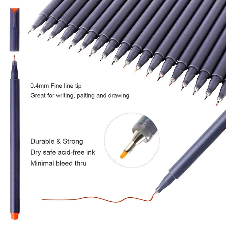 Planner Pens Fineliner Colored Drawing Markers For Journaling