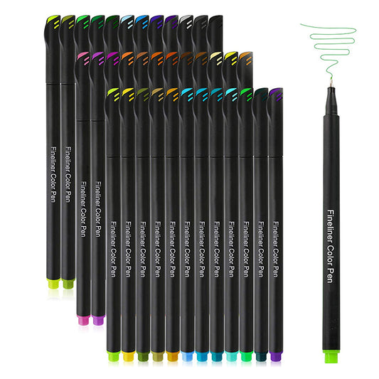 12-Pack Colored Fine Tip Drawing Pens for drawing painting – Knowledge as  Action