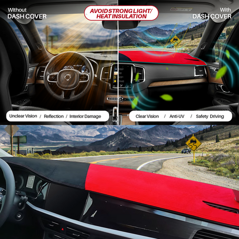 Matix Custom Fit Dashboard Mat Cover For Sedan, Hatchback, SUV