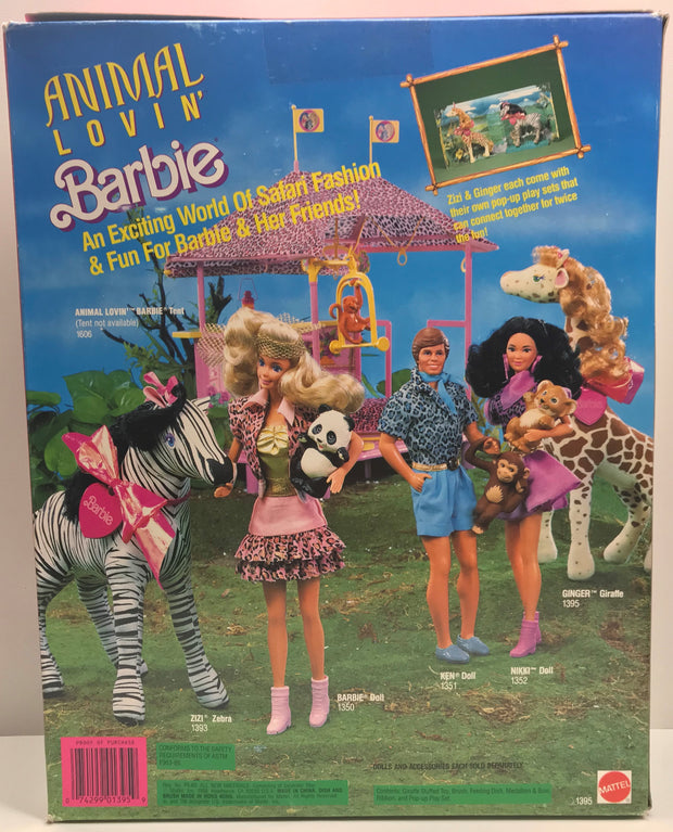 animal lovin barbie 1988