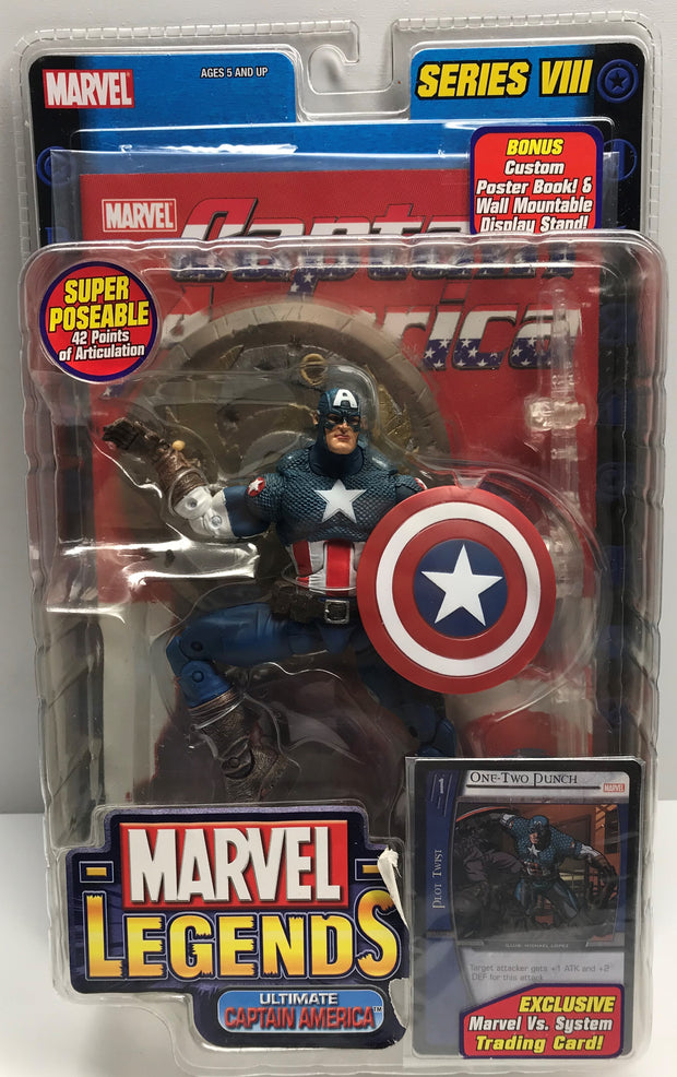 marvel legends captain america toy biz